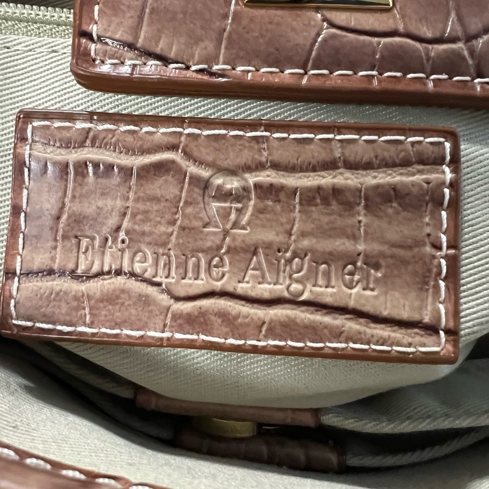 Etienne Aligner All Aboard Linen Collection Hand Bag Medium - Picture 11 of 13